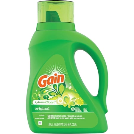 Gain + Aroma Boost 46 Oz. 32 Load Original Scent HE Liquid Laundry Detergent 3700055861